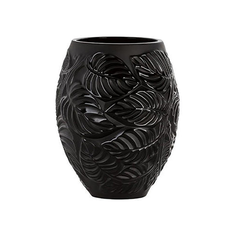 Black Feuilles Vase - 1